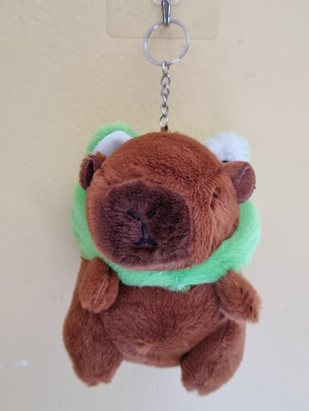 Cute Capybara Kids Bag Keychain Soft Plush Stuffed Toy Plushies Bag Accessories